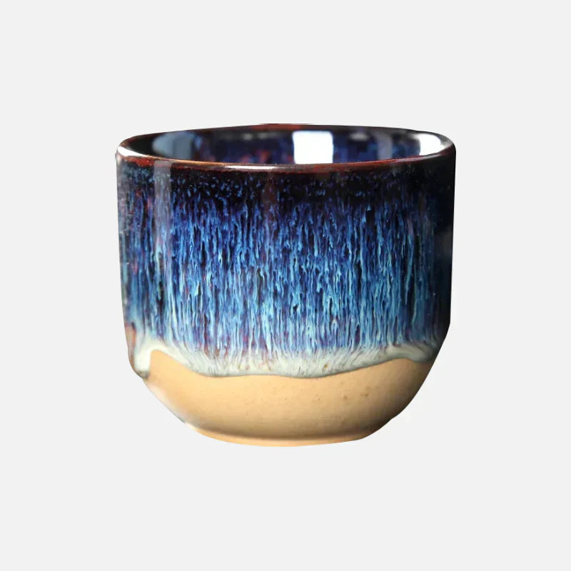 Theekop - ColorGlow - Keramisch Design - Elegant met Verf Druppels