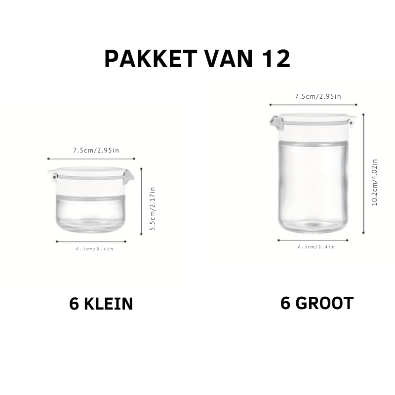 Kruidendoos - SpiceMaster - Dubbeldeksel Ontwerp - Efficiënte Opslag