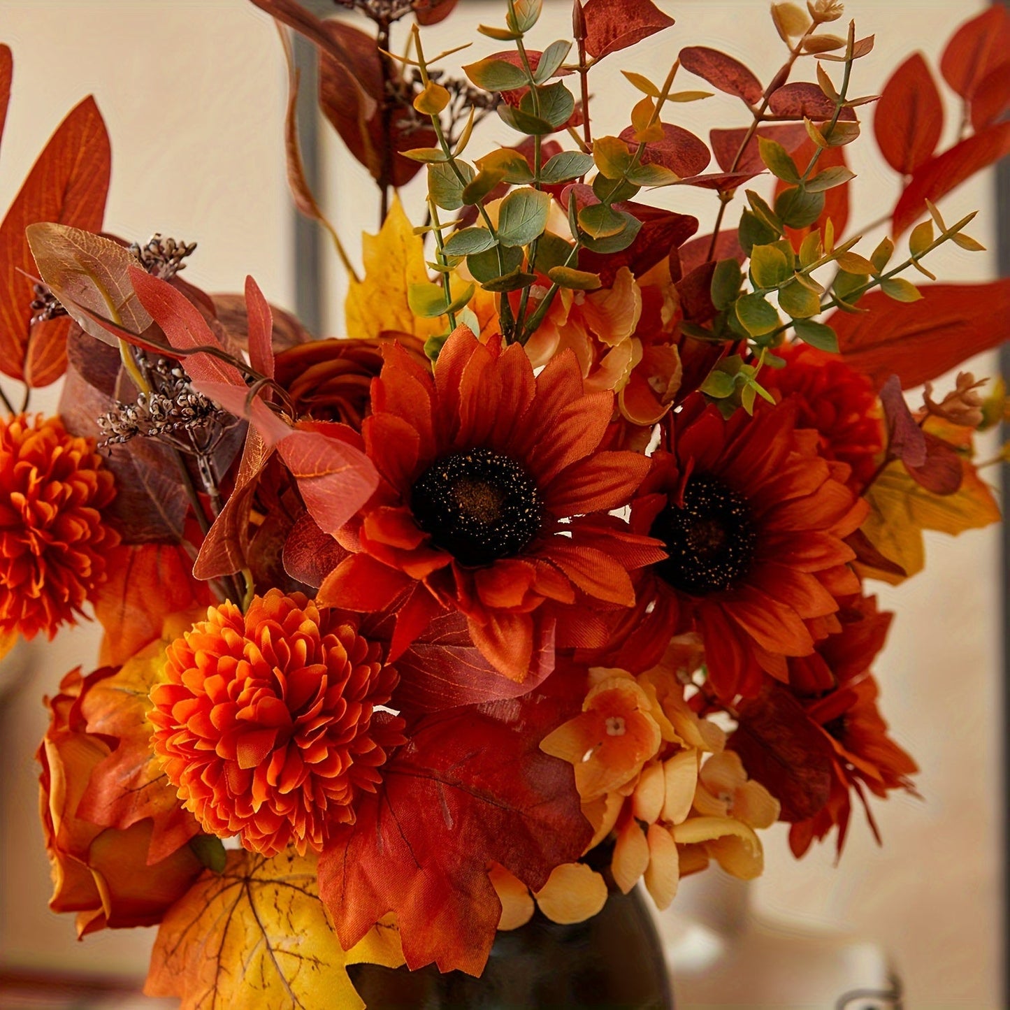 Kunstbloemenboeket - FloralArt - Vintage Design - Elegante Arrangement