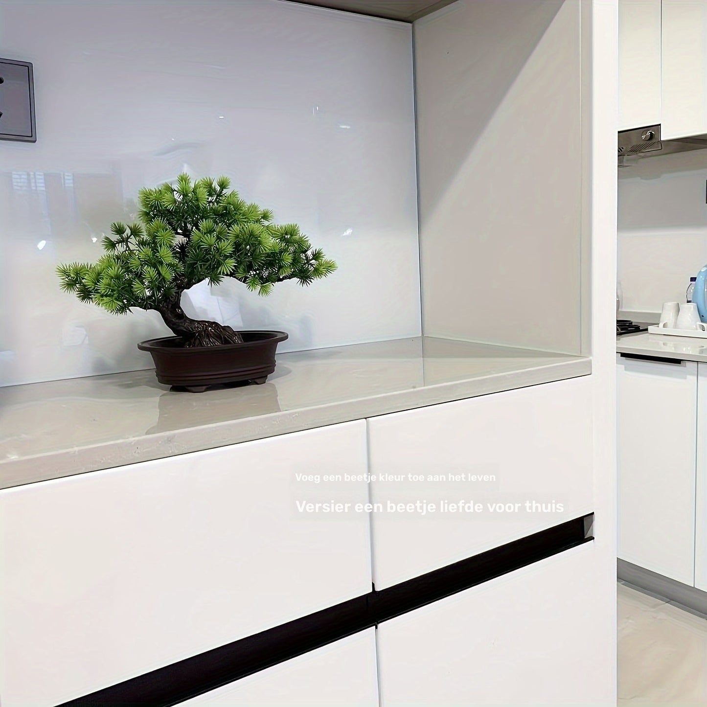 Kunstmatige Bonsai - GreenLeaf - Dennenboom - Decoratieve Plant