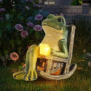 Tuindecoratie - GlowFrog - Zonne-energie Lamp - Buiten Decor
