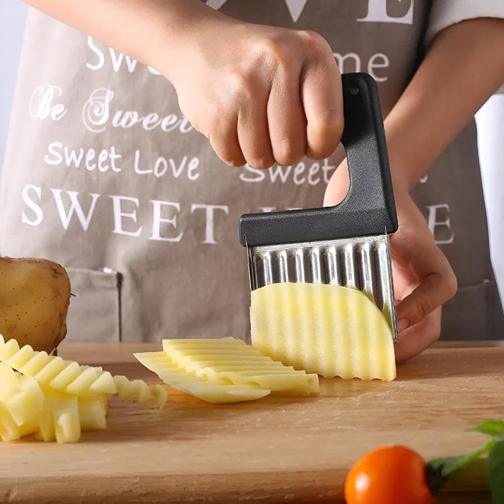 Golfsnijder - VegiSlice - Golfvormige Sneden - Makkelijke Bereiding