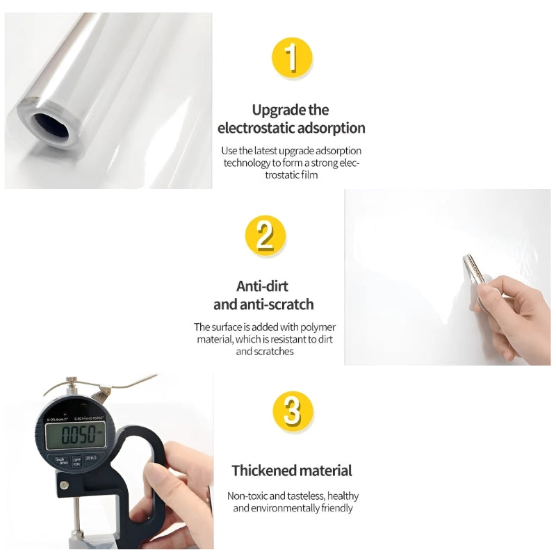 Muur Beschermfolie - SafeGuard - Krasbestendig - Electrostatistische Absorptie