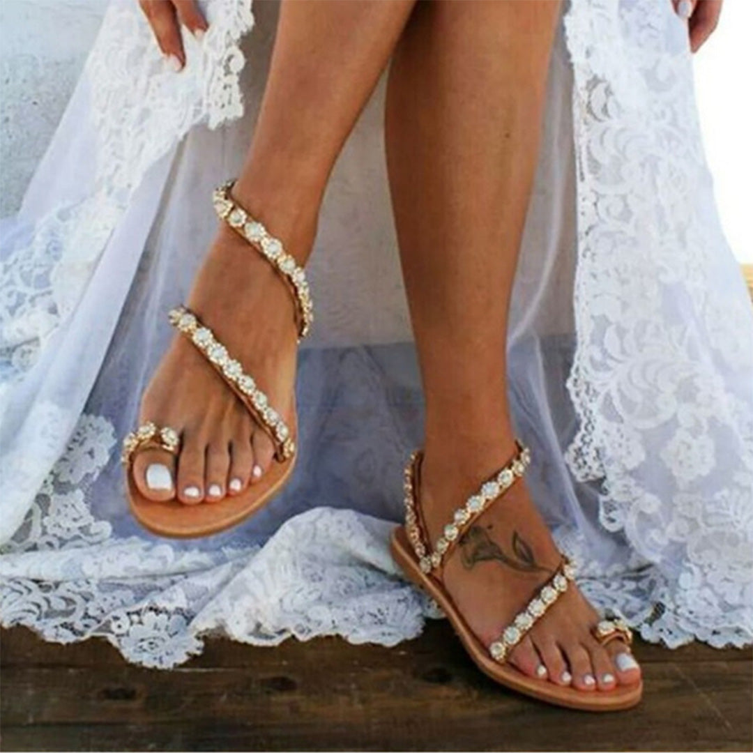 Sandalen - BohoStyle - Beaded Design - Comfortabele Zool
