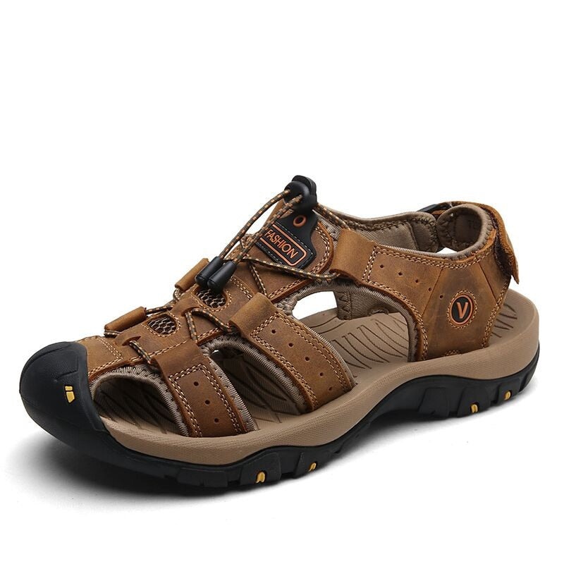 Heren Sandalen - Luxura - Echt Leren - Comfortabele Pasvorm