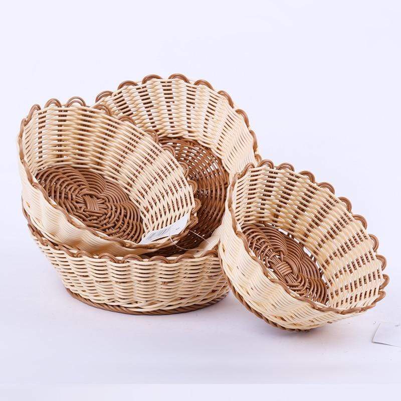 Opbergmand - WeaveNest - Handgeweven Riet - Rustiek Design