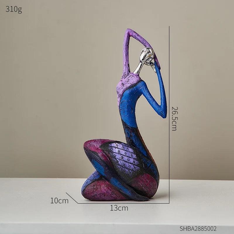 Decoratief Beeldje - ScandiArt - Abstract Ontwerp - Liefde Thema