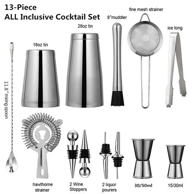 Cocktailshaker Set - MixPro - RVS - Professionele Bar Tools