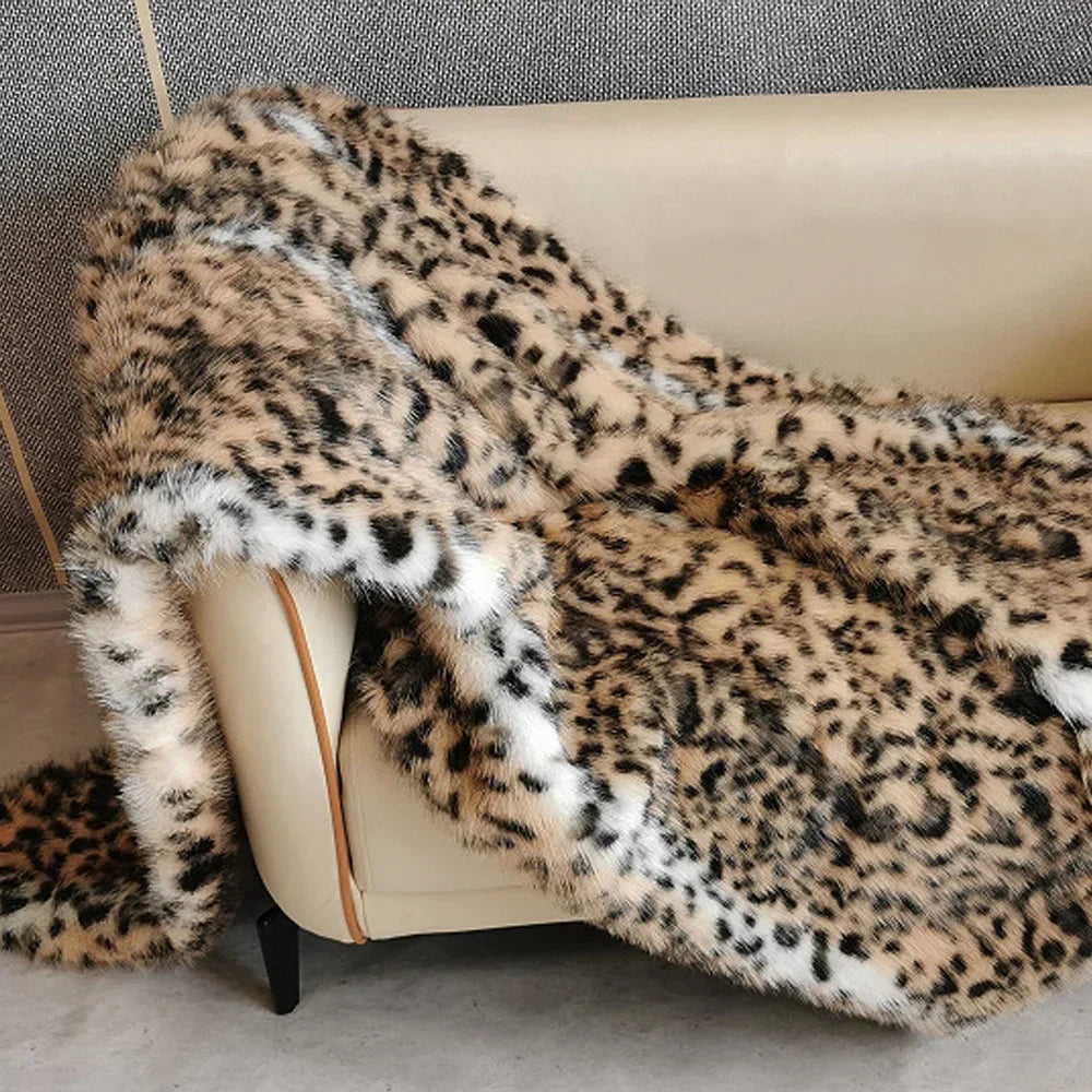 Nepplederen Deken - LuxeSoft - Dubbele Laag - Luipaardprint