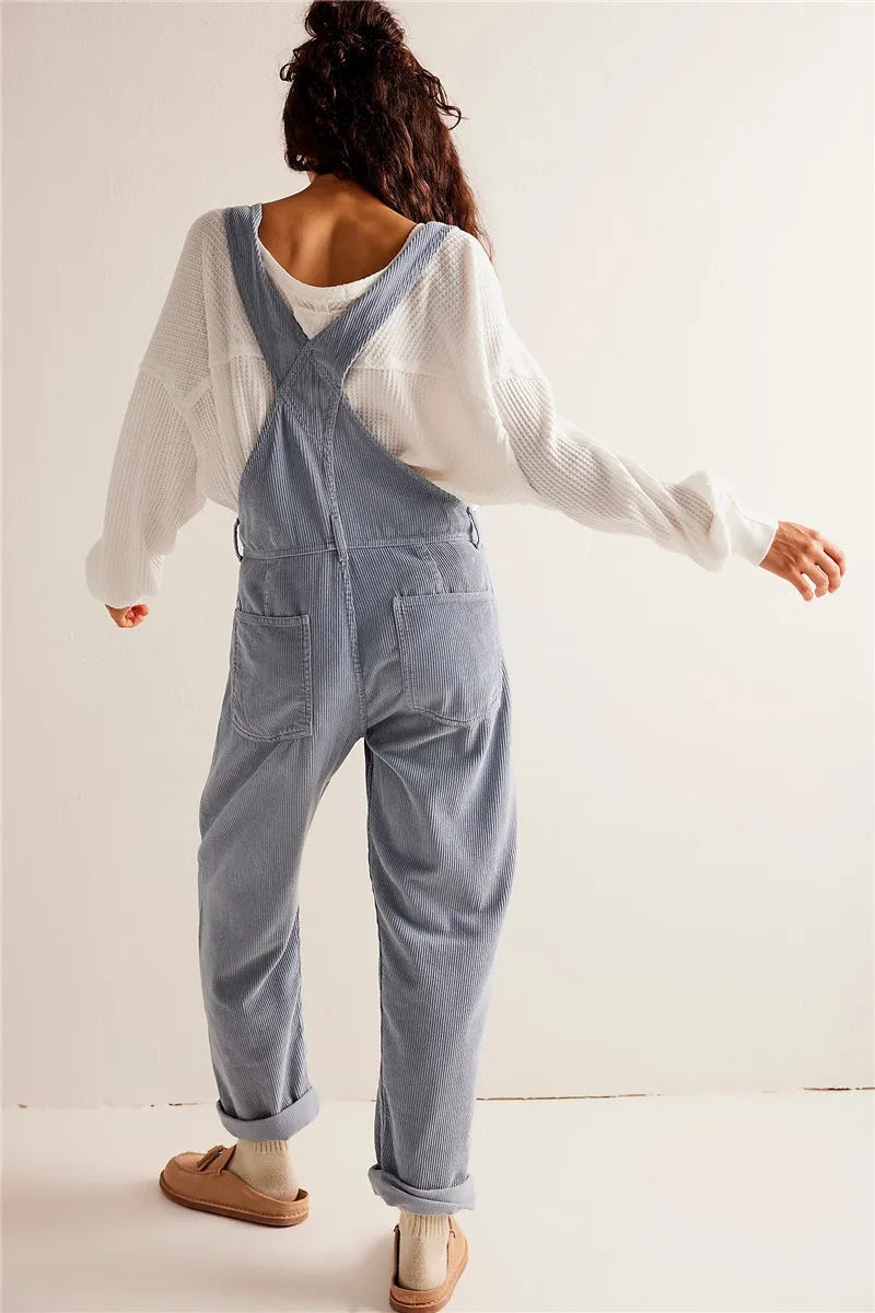 Denim Tuinbroek - RetroFit - Vintage Stijl - Casual Jumpsuit
