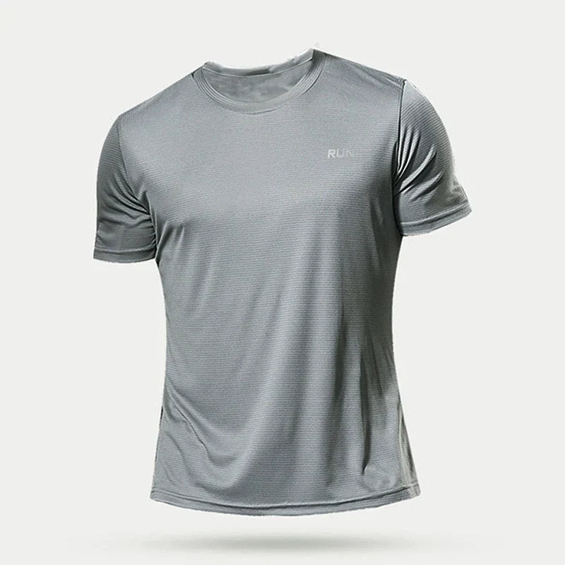 Compressie T-Shirt - FitTech - Sneldrogend Stof - Sportief Design