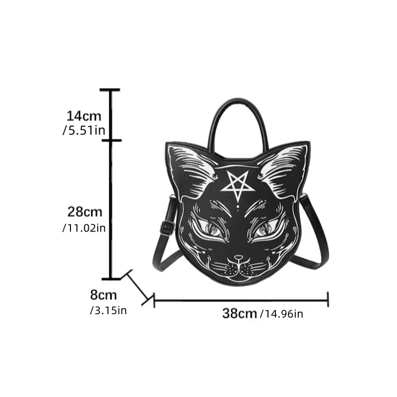 Gothische Handtas - DarkMuse - Kat Design - Spookachtige Elegant