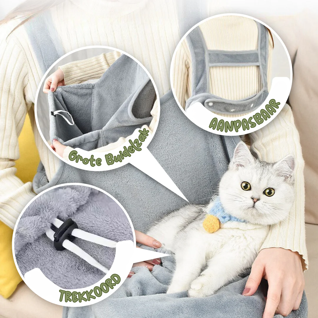 Kangoeroe Buidel Kat Speelgoed - CuddlePaw - Zacht Pluche - Interactief Plezier