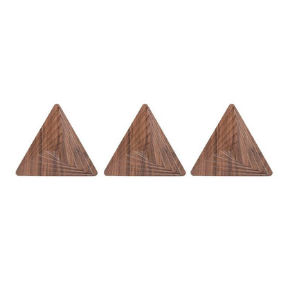 Houten Onderzetters - WoodCraft - Premium Walnoot - Unieke Vormen