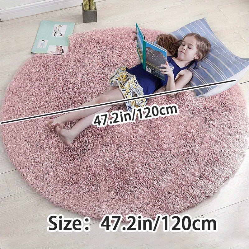 Ronde Pluche Vloerkleed - FluffiLux - Ultrafijn Zacht - Vervaagbestendig