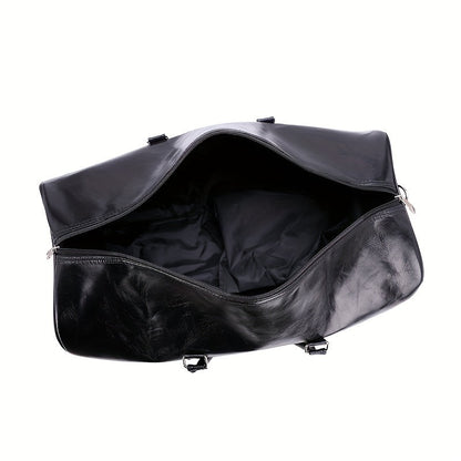 Lederen Reis Tas - LuxeVoyage - Schoencompartiment - Grote Capaciteit Bagage