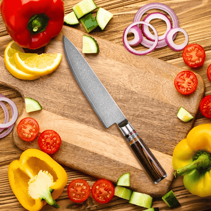 Koksmes - BladeMaster - Damascusstaal - Ergonomisch Handvat