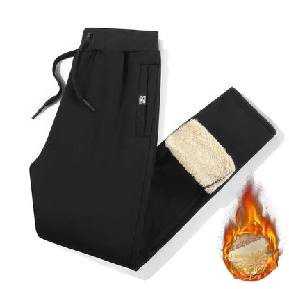 Winter Joggingbroek - WarmFlex - Fleece Gevoerd - Verstelbare Pasvorm