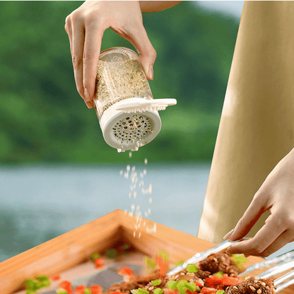 Kruidendoos - SpiceMaster - Dubbeldeksel Ontwerp - Efficiënte Opslag