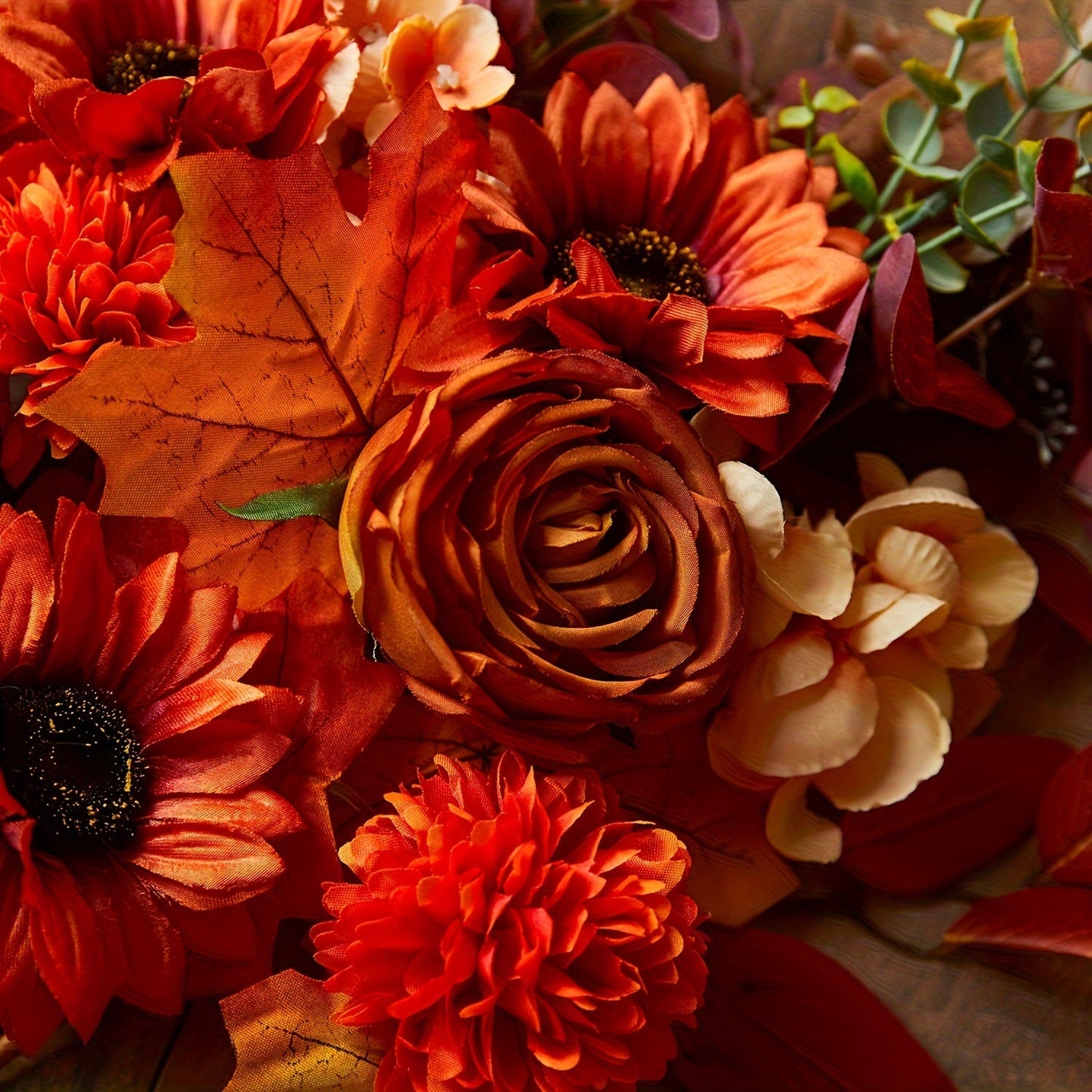 Kunstbloemenboeket - FloralArt - Vintage Design - Elegante Arrangement