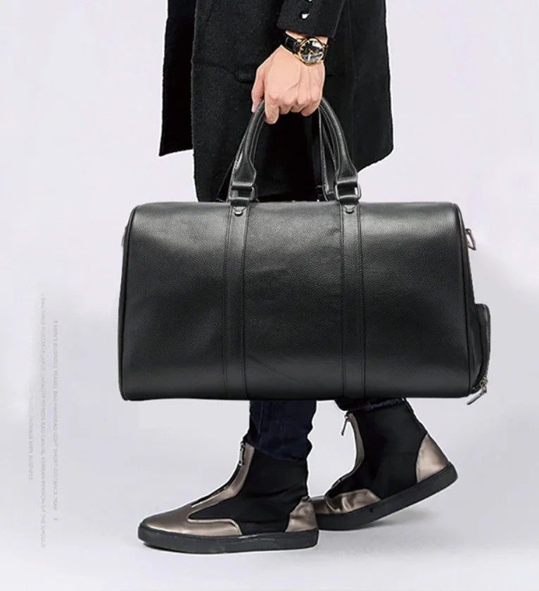 Lederen Carry-On Tas - LuxeBag - Premium Kwaliteit - Stijlvolle Reizen