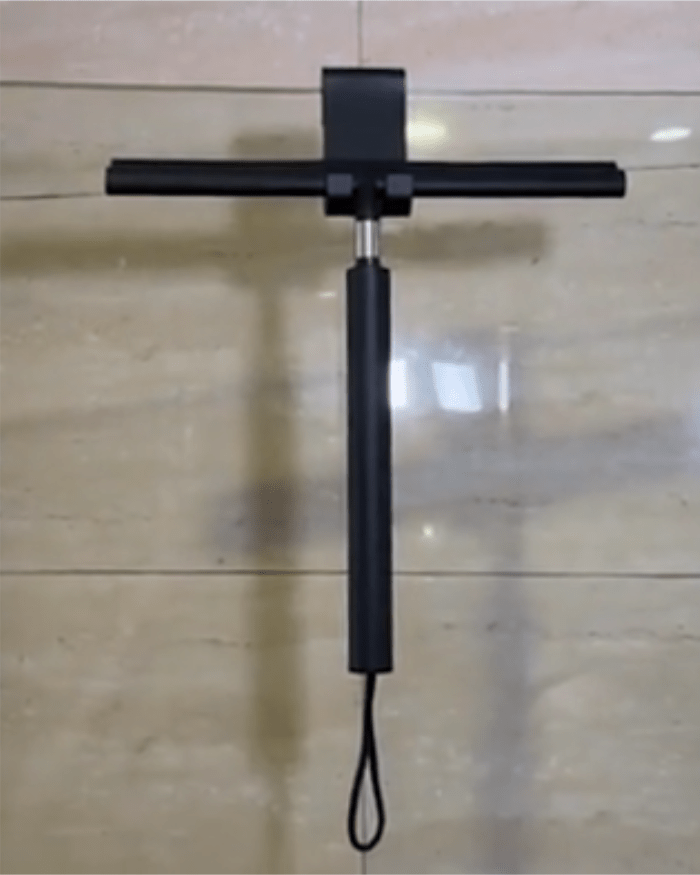 Douchewisser - CleanEase - Uitschuifbare Steel - Streep-Vrij Schoonmaken