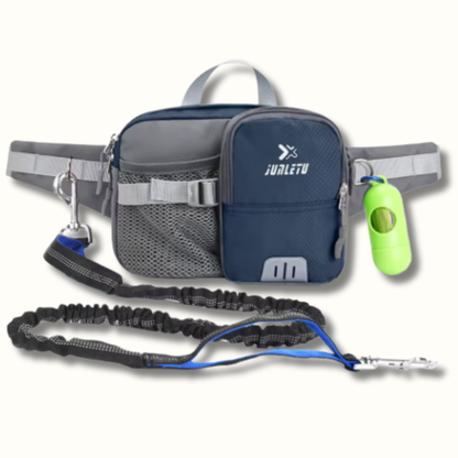 Handsfree Hondenriem - PawEase - Verstelbare Pasvorm - Veilige Opbergruimte