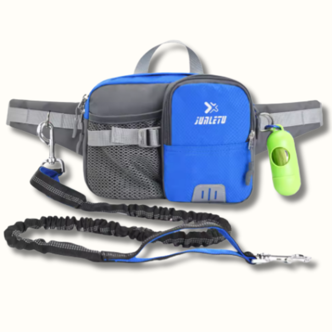 Handsfree Hondenriem - PawEase - Verstelbare Pasvorm - Veilige Opbergruimte