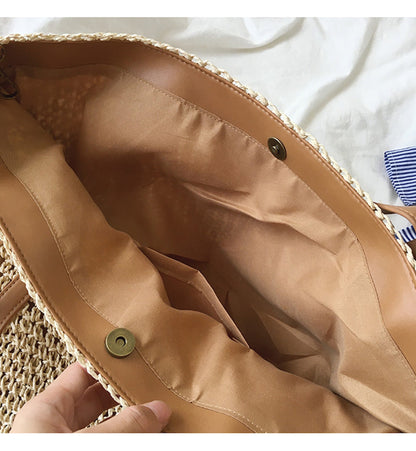 Tasje - BeachEssence - Geweven Riet - Bohemian Stijl