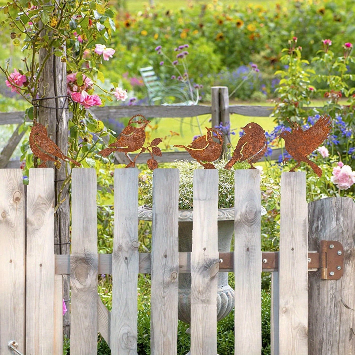 Tuin Vogels Set - SteelBird - Corten Metaal - Lente Decoratie