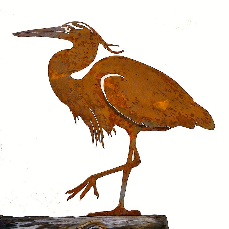 Tuinsteker - HeronCraft - Rustiek Metaal - Buitenversiering