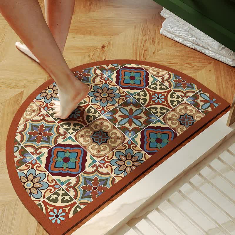 Badmat - VintageCharm - Sneldrogend Materiaal - Stijlvol Design