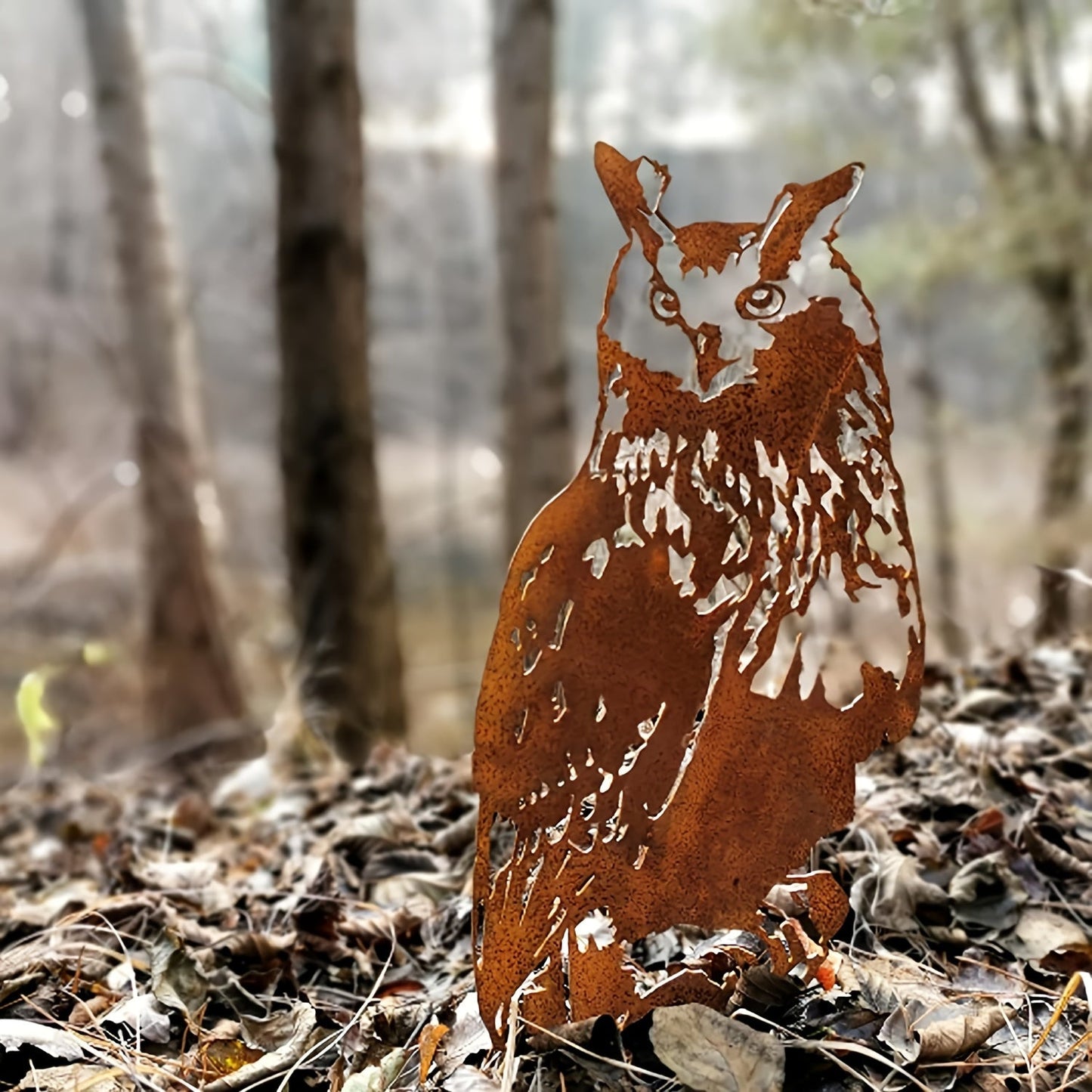 Tuinsteker - OwlCraft - Rustieke Ontwerp - Tuinversiering