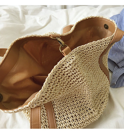 Tasje - BeachEssence - Geweven Riet - Bohemian Stijl