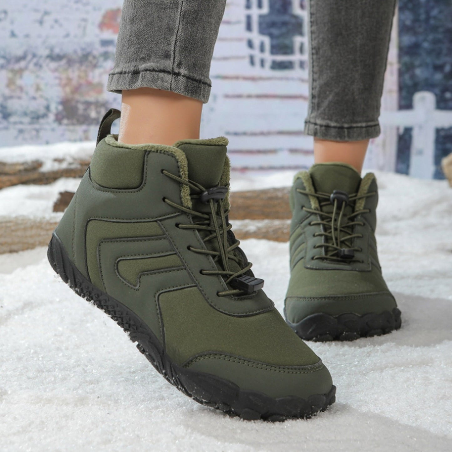 Winter Barefoot Schoenen - ArcticStep - Waterdichte Warmte - Duurzame Grip