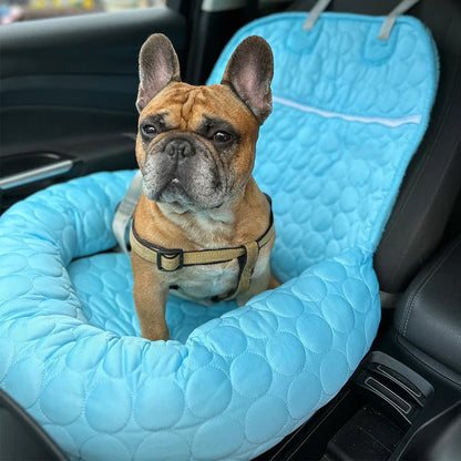 Koelend Autobed - PawsChill - IJszijden Hoes - Zomercomfort