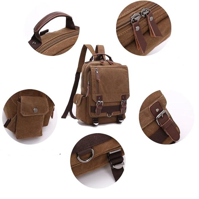 Rugzak - TravelPro - Multifunctioneel Design - Vintage Stijl