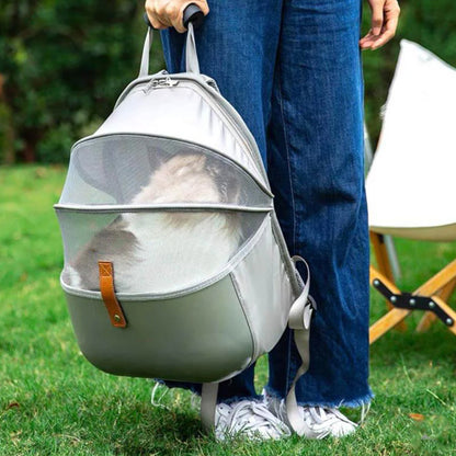 Draagbare Huisdier Rugzak - PawVoyage - Ademend Ontwerp - Opvouwbaar & Lichtgewicht