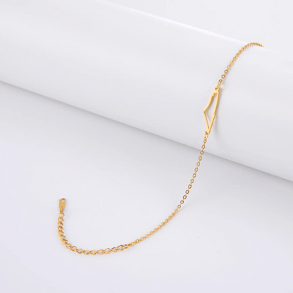 Goud Vergulde Armband - Auriora - Elegante Pols Sieraad - Minimalistisch Cadeau voor Haar