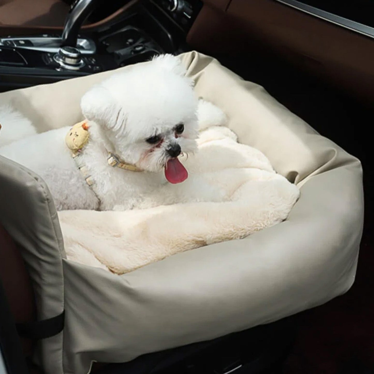 Honden Autostoel Bed - PawNest - Waterdicht Ontwerp - Veiligheidsverhoger