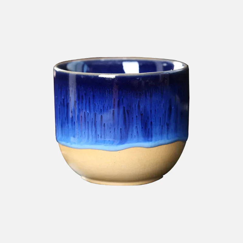 Theekop - ColorGlow - Keramisch Design - Elegant met Verf Druppels