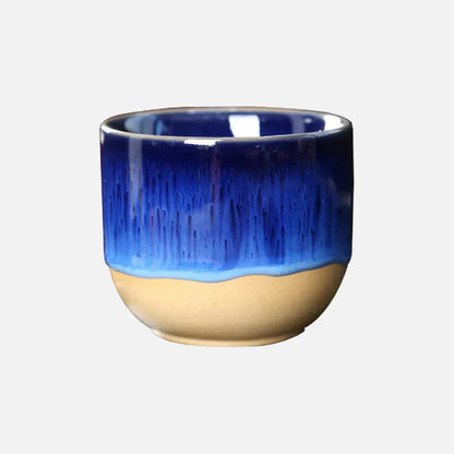 Theekop - ColorGlow - Keramisch Design - Elegant met Verf Druppels