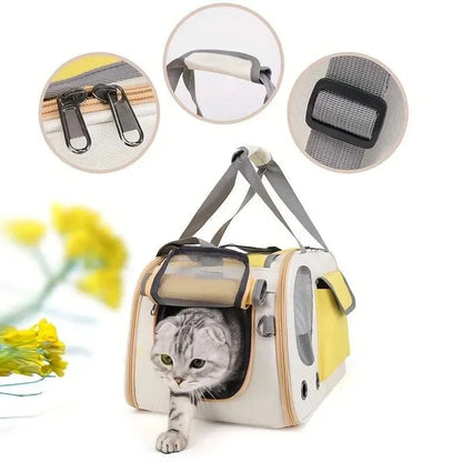 Huisdierdrager - TravelPaws - Draagbaar Ontwerp - Ideaal voor Katten en Honden