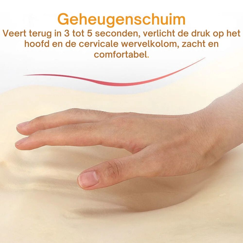 Auto Nek Kussen - RestEase - Geheugen Foam - Ergonomische Ondersteuning