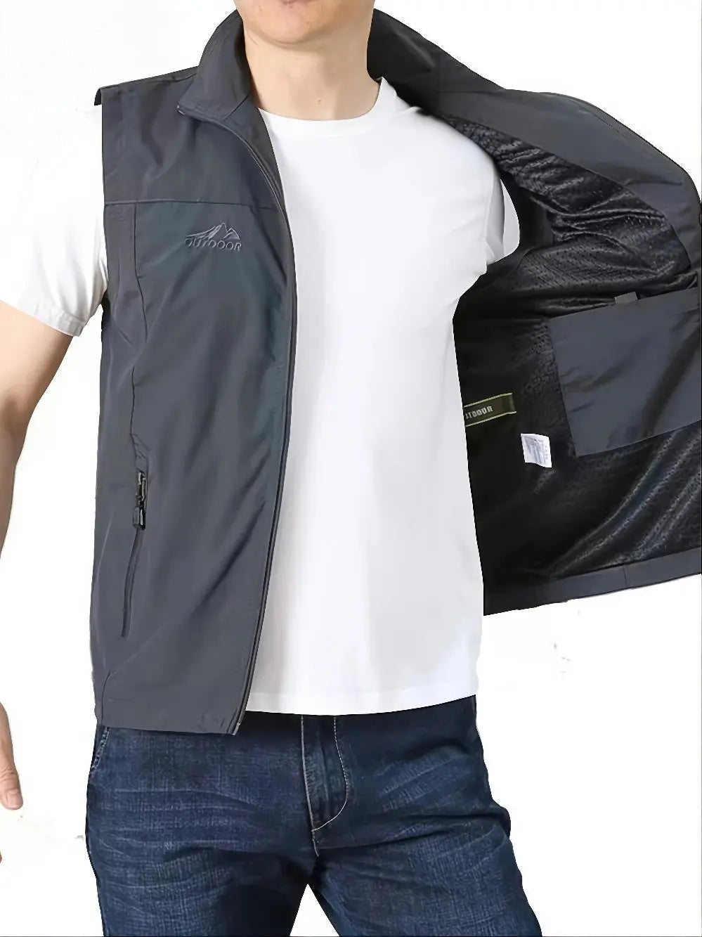 Casual Vest - StyleFlex - Lichtgewicht Ontwerp - Functionele Zakjes