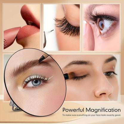 Draagbare Make-up Spiegel - Glamora - 30X Vergroting - Zuignap Ontwerp