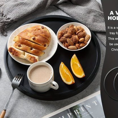 Houten Dienblad - DecoWood - Natuurlijke Accenten - Boho Stijl