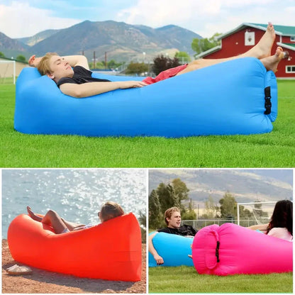 Luchtbed - FlexAir - Draagbaar Comfort - Opblaasbare Lounger