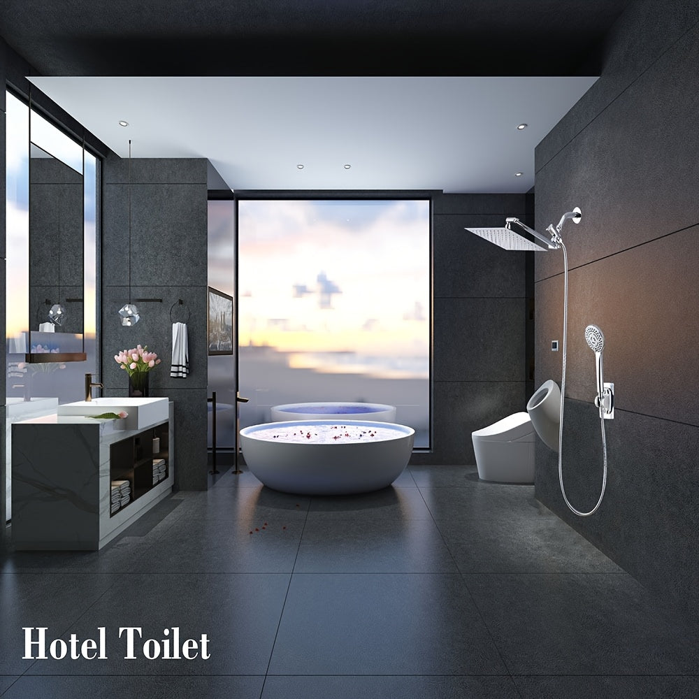 Douchekop Set - AquaFlex - Drukverhoging - Drie Spuitstanden