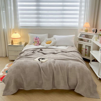Deken - SoftWeave - Wafelstructuur - Gezellig Comfort